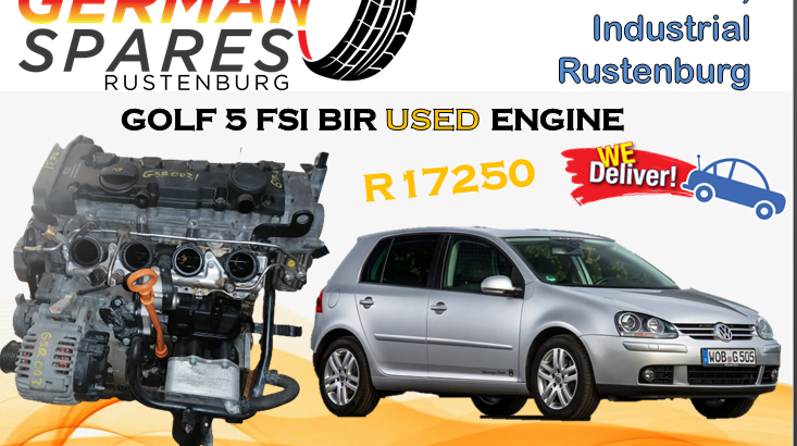GOLF 5 FSI BIR USED ENGINE FOR SALE!!!