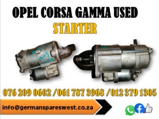 OPEL CORSA GAMMA 1.4 USED STARTER