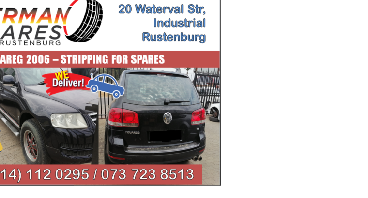 VW TOUAREG 2006 STRIPPING FOR SPARES!!!