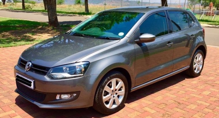 2012 Volkswagen Polo 1.4i Comfortline Hatch 5 speed manual