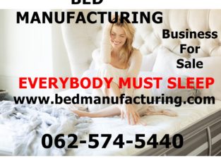 Bed Manufacturing business for sale R140 000