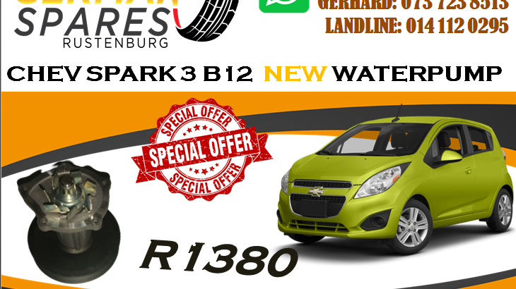 CHEV SPARK 3 B12 NEW WATERPUMP FOR SALE!!!