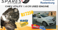 CHEV UTILITY 1.4 CR USED ENGINE FOR SALE!!!