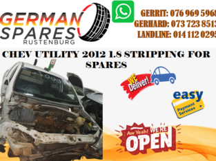 CHEV UTILITY 2012 1.8 STRIPPING FOR SPARES!!!