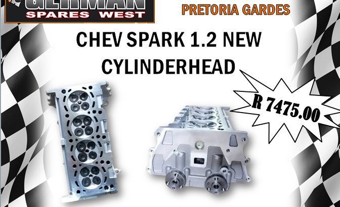 CHEV SPARK 1.2 NEW CYLINDERHEAD – R 7475.00