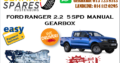 FORD RANGER 2.2 5SPD MANUAL GEARBOX FOR SALE!!!