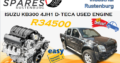 ISUZU KB300 4JH1 D-TECA USED ENGINE FOR SALE!!!