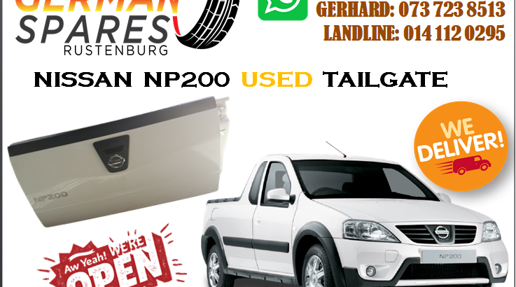 NISSAN NP200 TAILGATE FOR SALE!!!