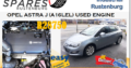 OPEL ASTRA J (A16LEL) USED ENGINE FOR SALE!!!