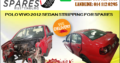 POLO VIVO SSEDAN 2012 STRIPPING FOR SPARESS!!!