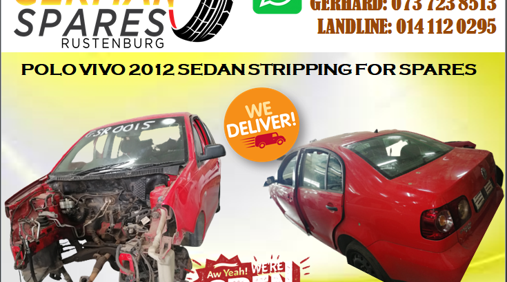 POLO VIVO SSEDAN 2012 STRIPPING FOR SPARESS!!!