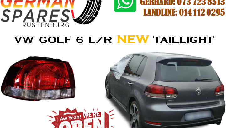 VW GOLF 6 L/R NEW TAILLIGHT FOR SALE!!!