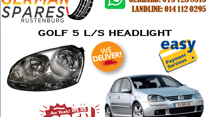 GOLF 5 LF NEW HEADLIGHT FOR SALE!!!