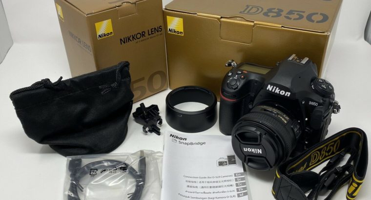 Nikon D850 45.7MP FX Digital SLR Camera With Nikkor 50mm Lens