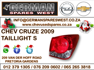 CHEV CRUZE 2009 TAILLIGHTS FOR SALE