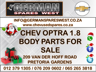 CHEV OPTRA 1.8 BODY PARTS FOR SALE