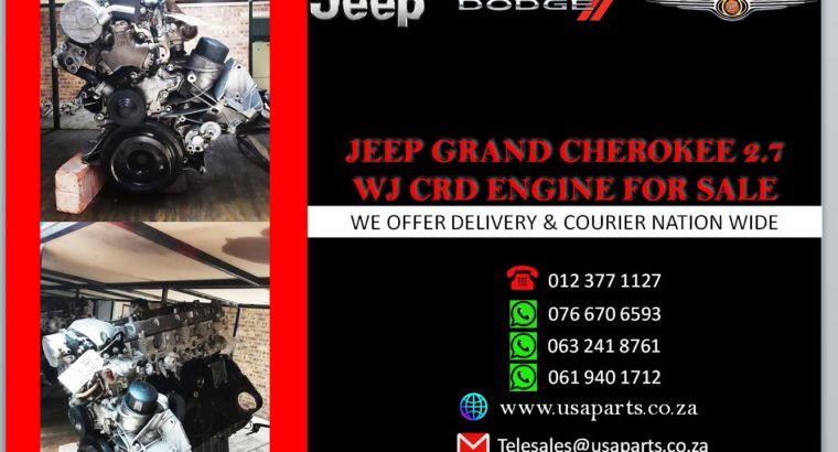 JEEP/ GRAND CHEROKEE/ 2.7 WJ/ CRD ENGINE/ FOR SALE
