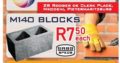 M140 concrete blocks for sale