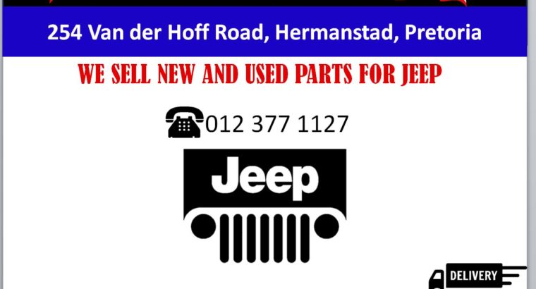 WE SELL/ JEEP/ NEW AND USED/ REPLACEMENT PARTS