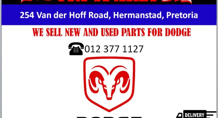 WE SELL/ DODGE/ NEW AND USED/ REPLACEMENT PARTS