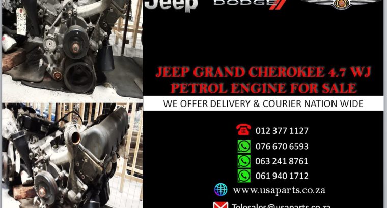 JEEP/ GRAND CHEROKEE/ 4.7 WJ/ PETROL ENGINE/ FOR SALE