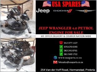 JEEP/ WRANGLER 4.0/ PETROL ENGINE/ FOR SALE