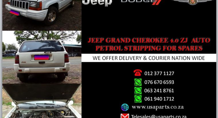 JEEP/ CHEROKEE/ GRAND CHEROKEE STRIPPING FOR SPARES