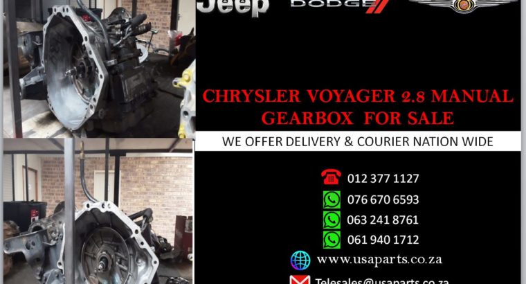 CHRYSLER/ VOYAGER 2.8/ MANUAL GEARBOX/ FOR SALE