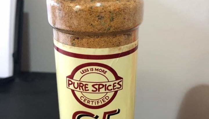 Pure Spices, No MSG, IODENE, GLUTEN or PRESERVATIVES. Boerewors,