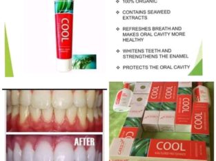Cool algal toothpaste