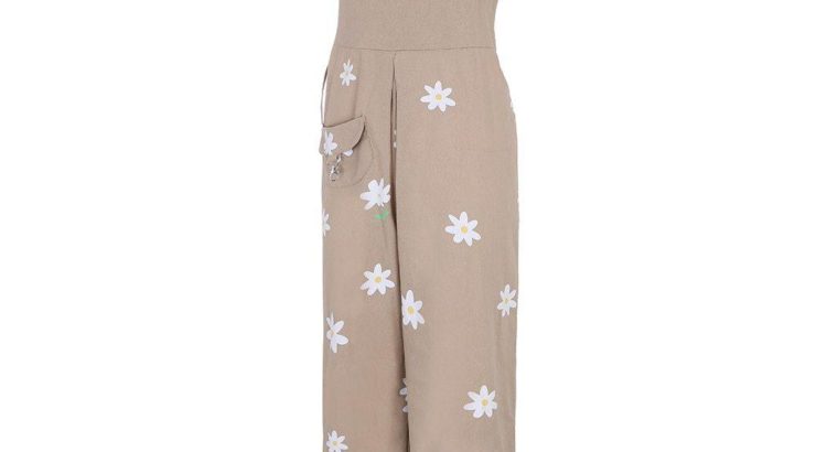 SUNFLOWER PRINTED JUMPSUIT