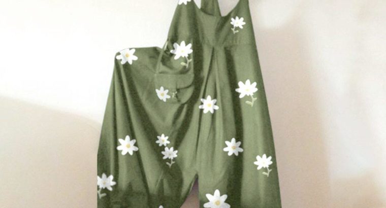 SUNFLOWER PRINTED JUMPSUIT