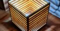 Reclaimed Oregon Pine Glow Side Table