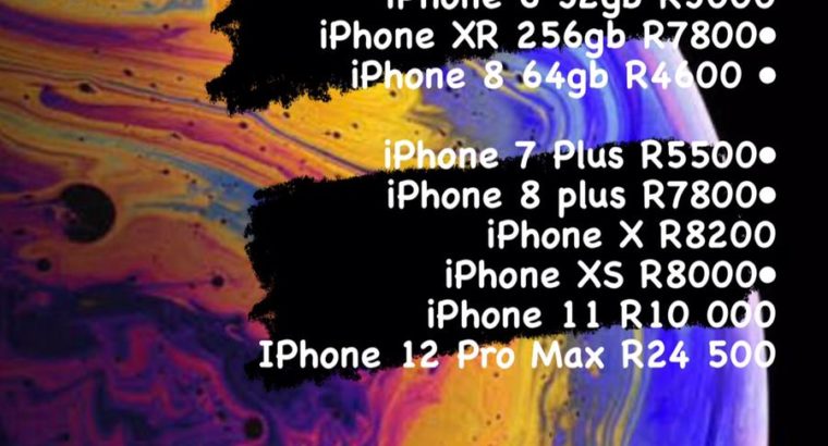 Pre owned and brand new iphones