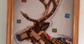 Gold Reindeer