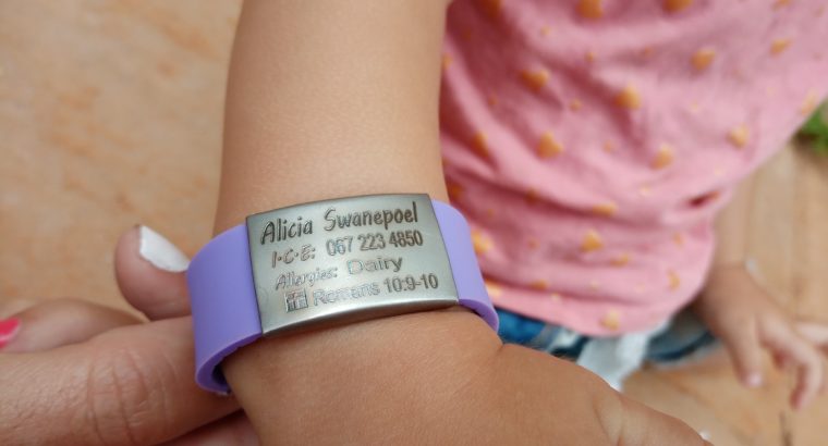 ICE Emergancy wristbands