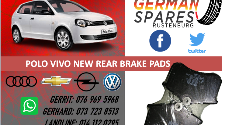 POLO VIVO/ NEW REAR/ BRAKE PADS FOR SALE