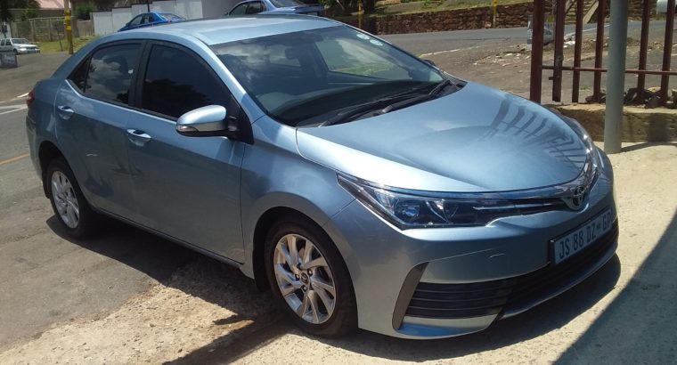 2018 Auto Toyota Corolla Prestige 1.6