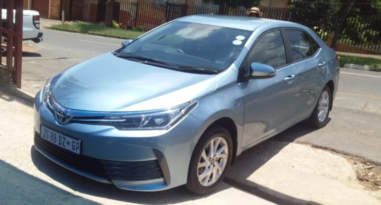 2018 Auto Toyota Corolla Prestige 1.6