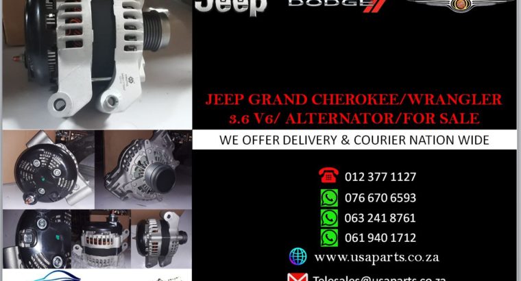 JEEP/GRAND CHEROKEE/WRANGLER 3.6 V6/ALTERNATOR/FOR SALE/USA PARTS