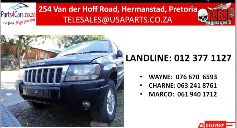 JEEP/ GRAND CHEROKEE/ 2.7 WJ/ AUTOMATIC/ CRD/STRIPPING FOR SPARES