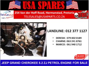JEEP/ GRAND CHEROKEE/ 5.2 ZJ/ PETROL/ ENGINE/ FOR SALE/ USA PARTS