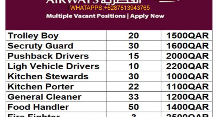 jobs in qatar