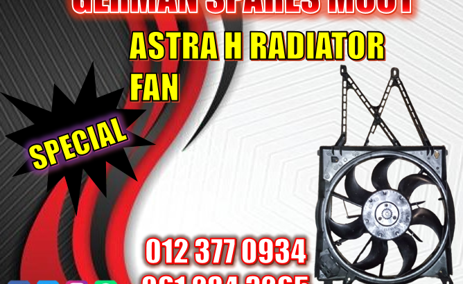 Astra H Radiator fan – New and Used spare parts available