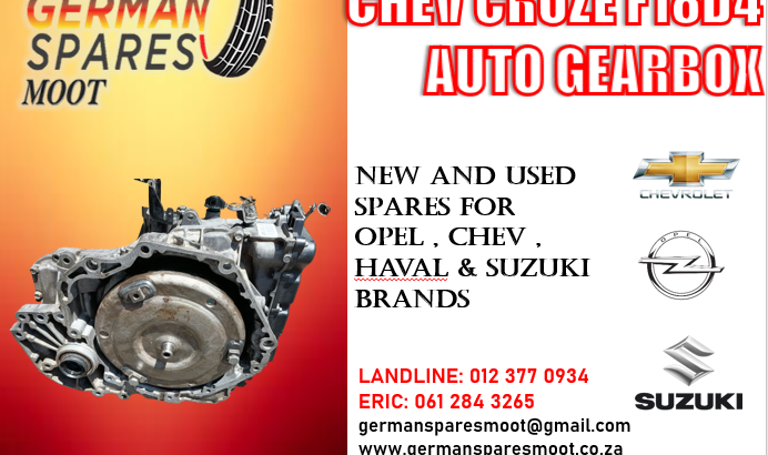 CHEV CRUZE F18D4 USED GEARBOX FOR SALE