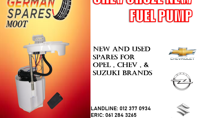 CHEV CRUZE NEW FUEL PUMP FOR SALE