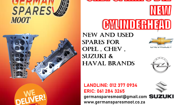CHEV SPARK 3 – NEW CYLINDER HEAD FOR SALE