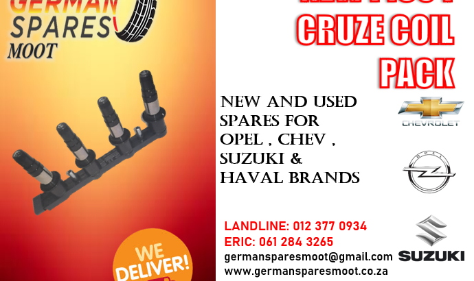 CHEV CRUZE (F1804) NEW COIL PACK FOR SALE