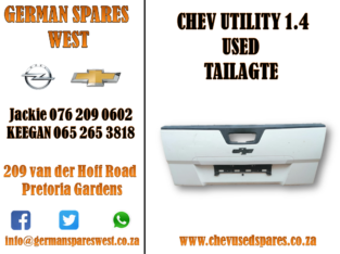CHEV UTILITY 1.4 USED TAILGATE FOR SALE