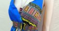 Elegant African Spaghetti Strap Boho Dress Traditional Clothing
